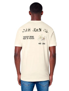 Camiseta John John Masculina Regular Premium Brand Off-White
