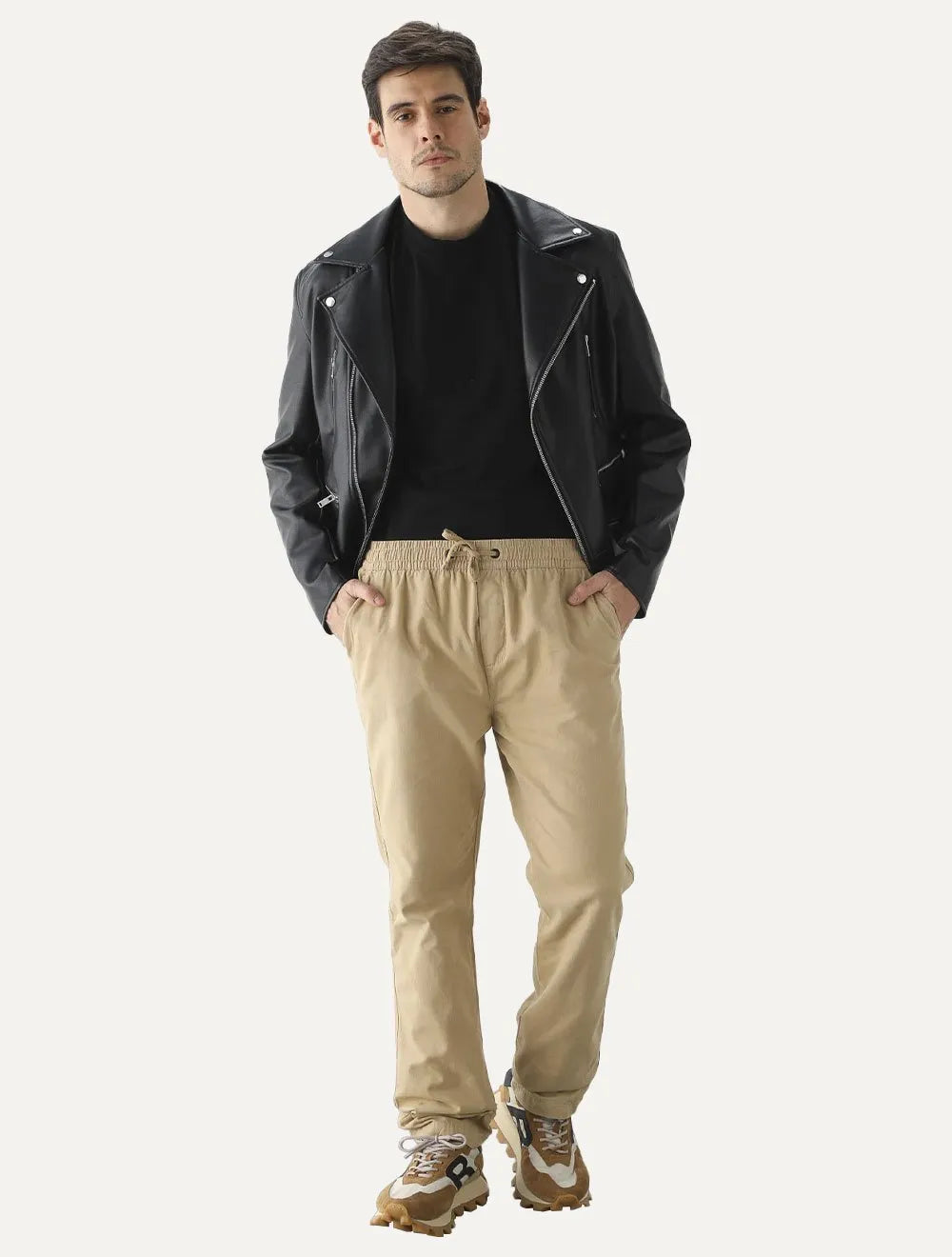 Calça John John Masculina Slim  Cannon Cáqui