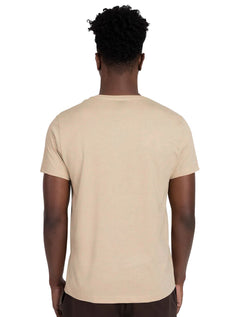 Camiseta Aramis Masculina Tingimento Eco Lisa Areia