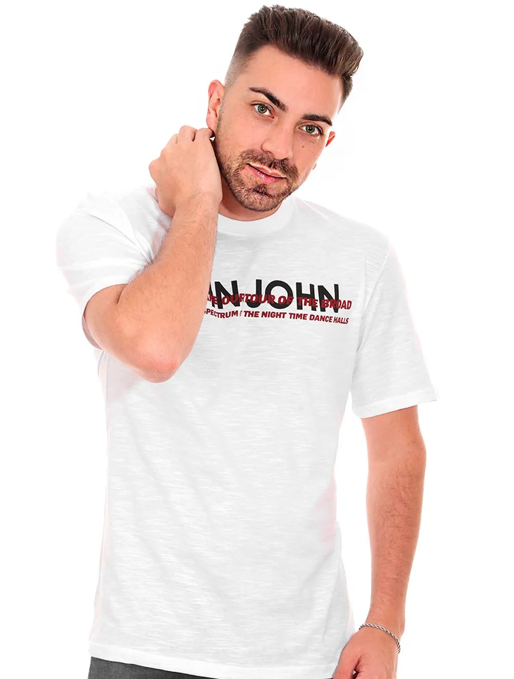 Camiseta John John Masculina Take Our Tour Branca