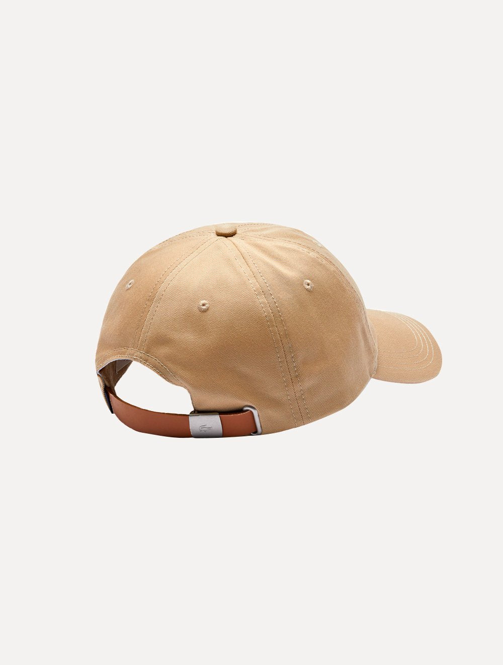 Boné Lacoste Casual Contrast Strep Big Logo Cáqui