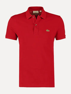 Polo Lacoste Masculina L.12.12 Bordô