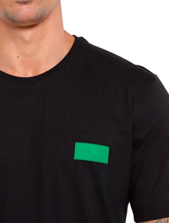 Camiseta Forum Masculina New Box Rubber Tag Preta
