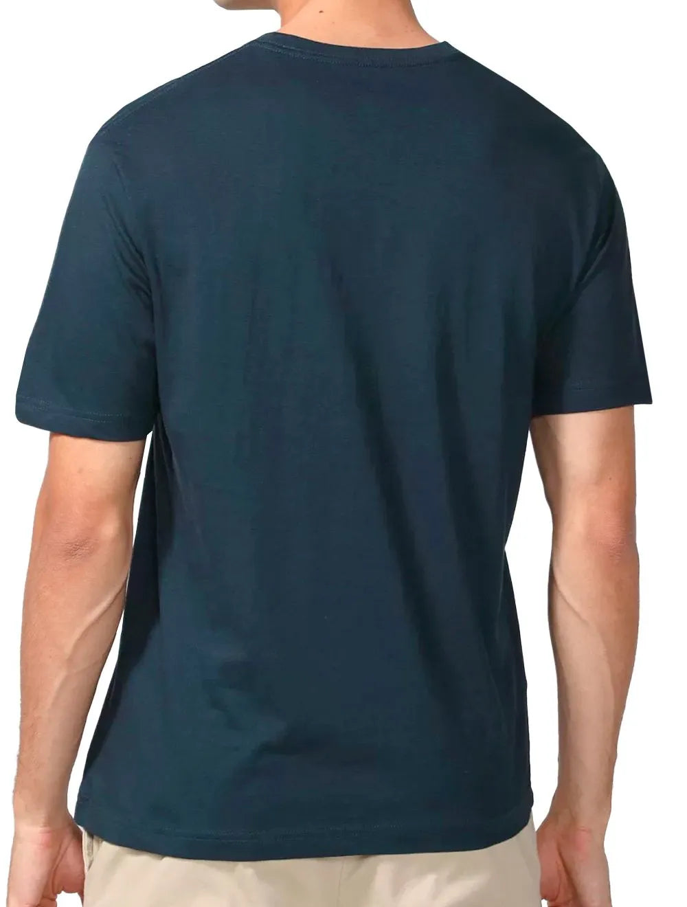 Camiseta Aleatory Masculina Grey Icon Azul Marinho Oxford