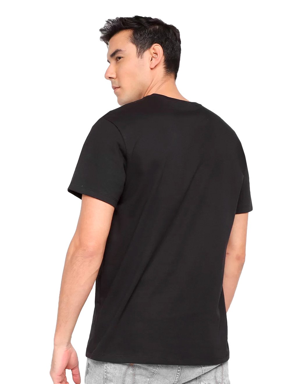 Camiseta Colcci Masculina Regular Keep Growing Preta