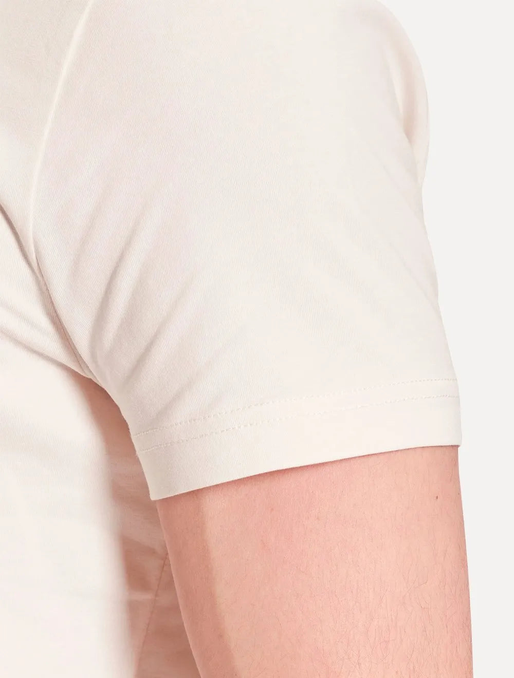 Camiseta Tommy Hilfiger Masculina Essential Cotton Icon Off-White