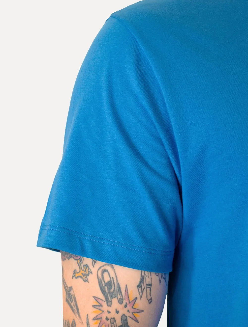 Camiseta Tommy Jeans Masculina Chest Logo Tee Azul