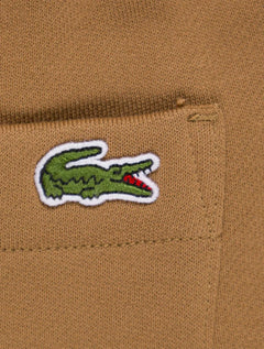 Bermuda Lacoste Moletom Masculina Big Croco Cáqui