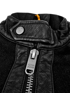 Jaqueta John John Masculina Hoodie Biker Mike Preta