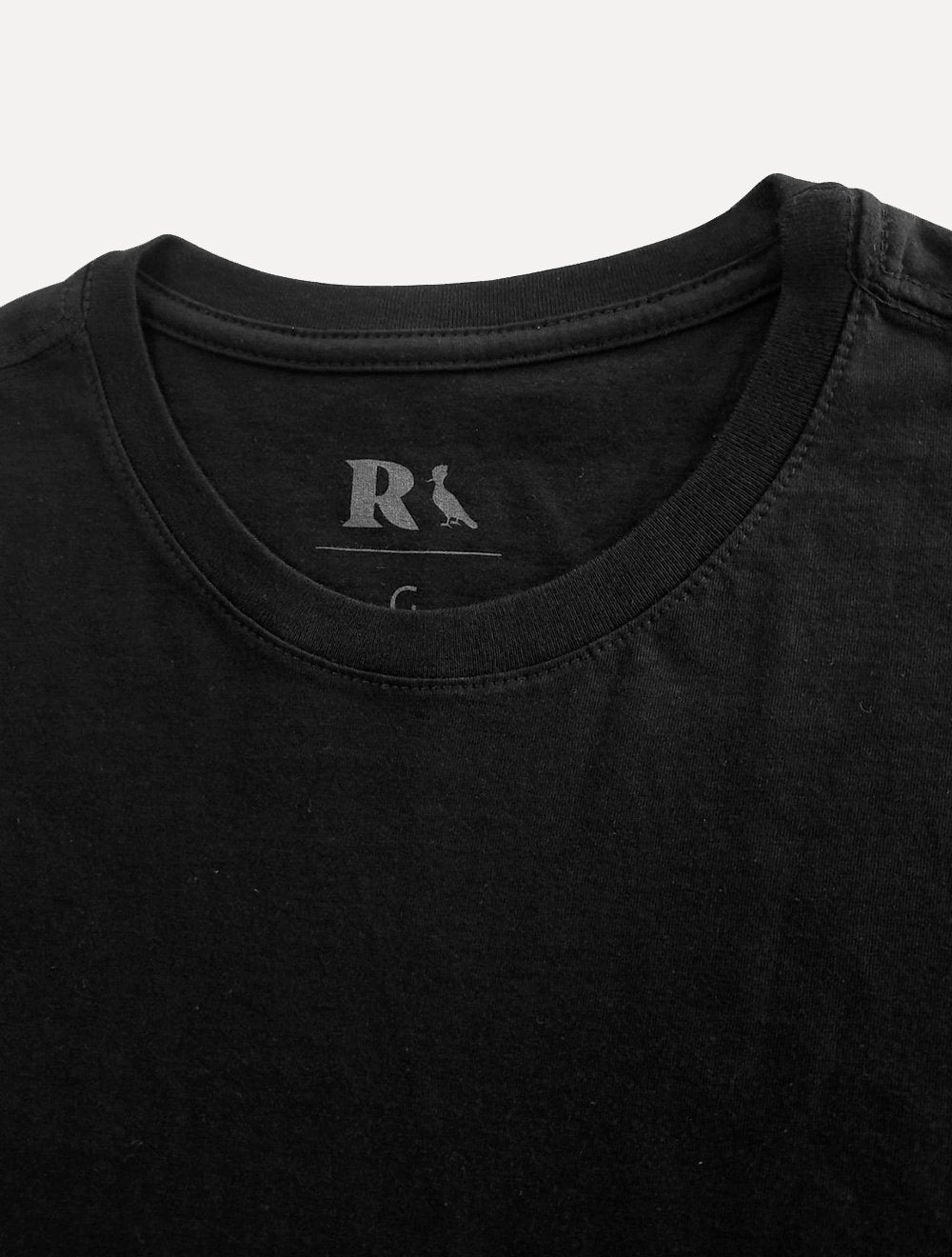 Camiseta Reserva Masculina Lisa Back Woodpecker Preta