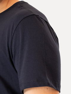 Camiseta Ellus Masculina Cotton Fine Timeless Classic Azul Petróleo