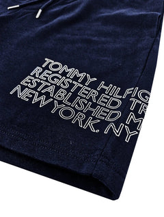 Bermuda Tommy Hilfiger Moletom Graphic Cargo Azul Marinho