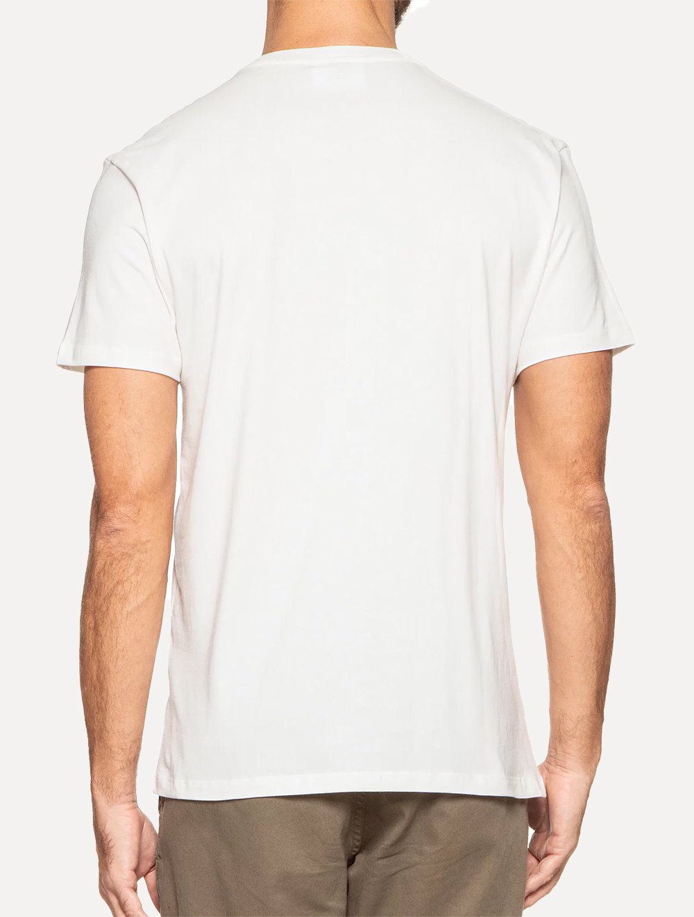 Camiseta Reserva Masculina Regular Patch Tricolor Off-White