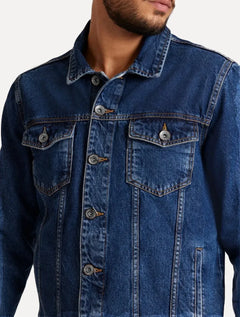Jaqueta Aramis Jeans Masculina Sky Denim Azul Médio