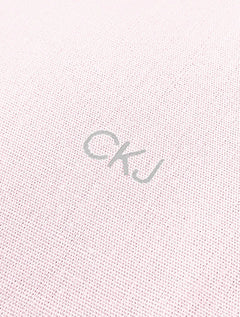Camisa Calvin Klein Jeans Masculina Slim Fit New CKJ Logo Rosa Claro