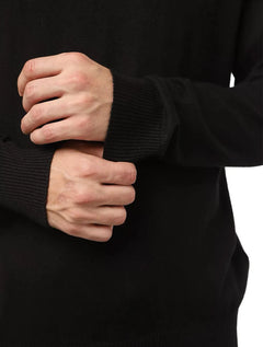 Sueter Ellus Tricot Crewneck Classic Essentials Preto