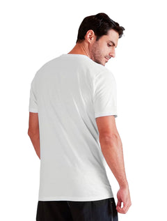 Camiseta Nautica Masculina Red Logo Graphic Branca