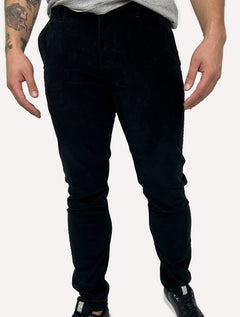 Calça King & Joe Masculina Malha Comfort Preta