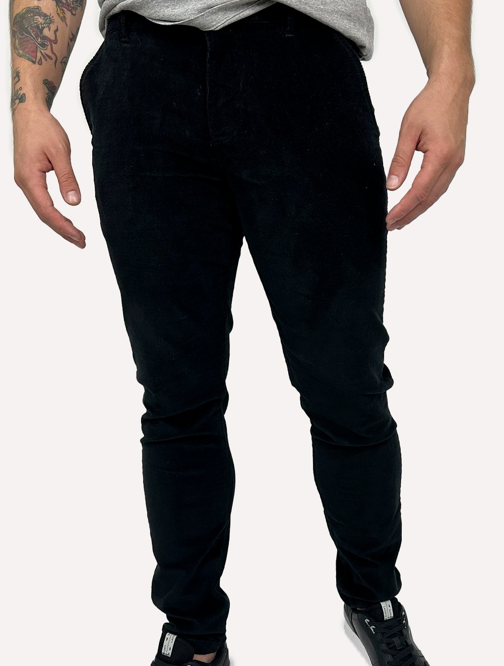 Calça King & Joe Masculina Malha Comfort Preta