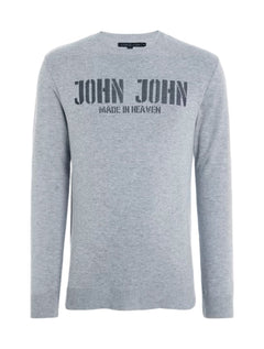 Suéter John John Tricot Regular Made In Heaven Cinza Mescla