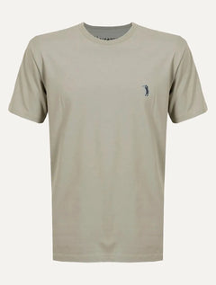 Camiseta Aleatory Masculina Navy Icon Cinza Médio
