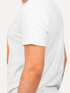 Camiseta Osklen Masculina Slim Rough Tridente Graco Branca