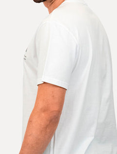 Camiseta Tommy Jeans Masculina Regular Essential Flag Text Branca