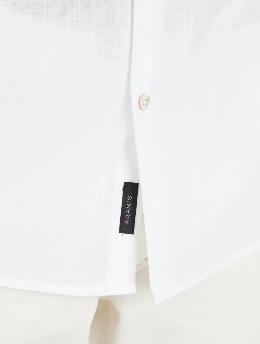 Camisa Aramis Masculina Regular Flame Lisa Branca
