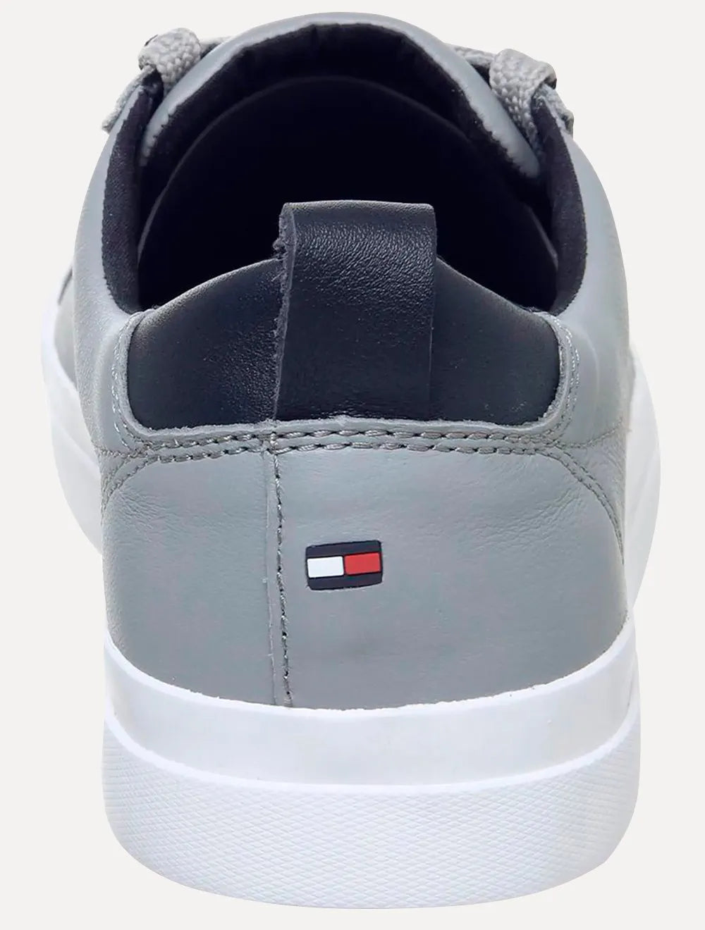 Tênis Tommy Hilfiger Masculino Couro Dino 9A Griffin Cinza