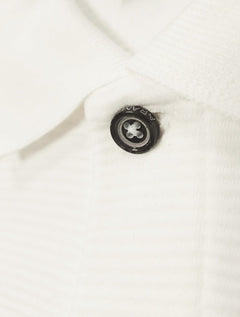 Polo Aramis Masculina Suedine Canelado Off-White