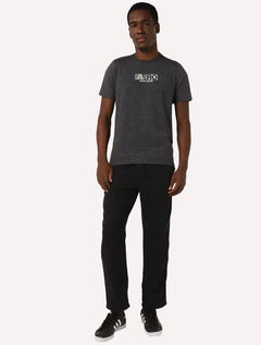 Camiseta Aeropostale Fast Block Logo Chumbo Mescla