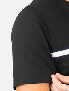 Camiseta Tommy Hilfiger Masculina Chest Insert Logo Preta