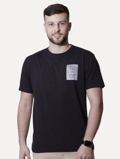 Camiseta Von der Volke Masculina Origineel Tag Preta