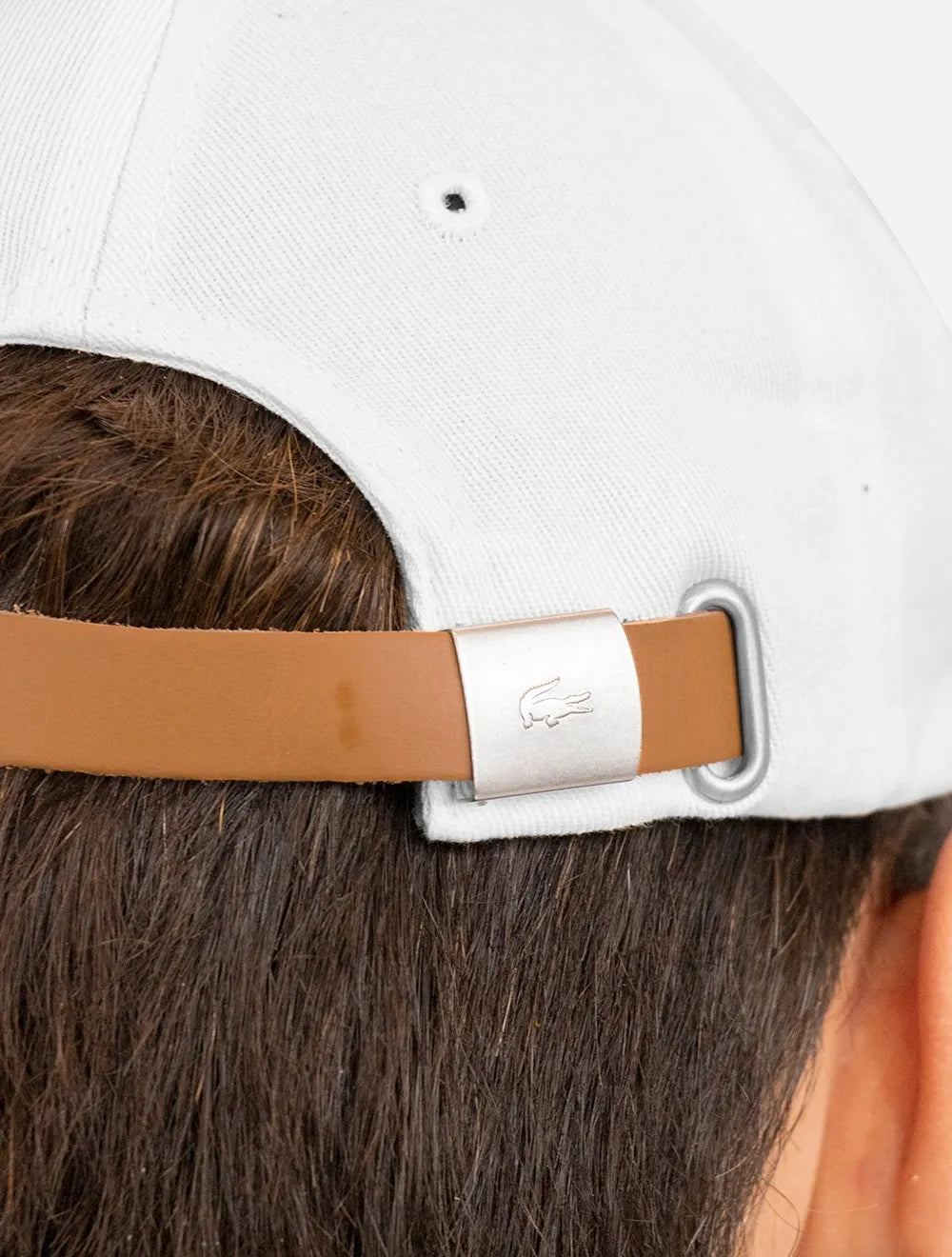 Boné Lacoste Casual Side Logo Branco