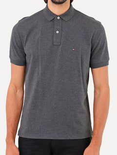 Polo Tommy Hilfiger Masculina Coupe Sur Ivy Grafite