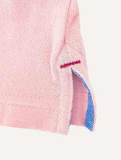 Polo Tommy Hilfiger Masculina Fit Ivy Rosa