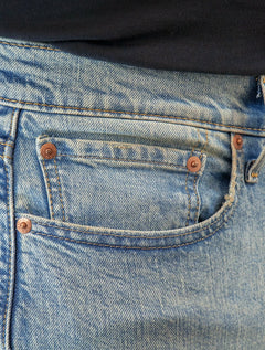 Calça Levis Jeans Masculina 510 Skinny Stretch Dirty Denim Azul Claro