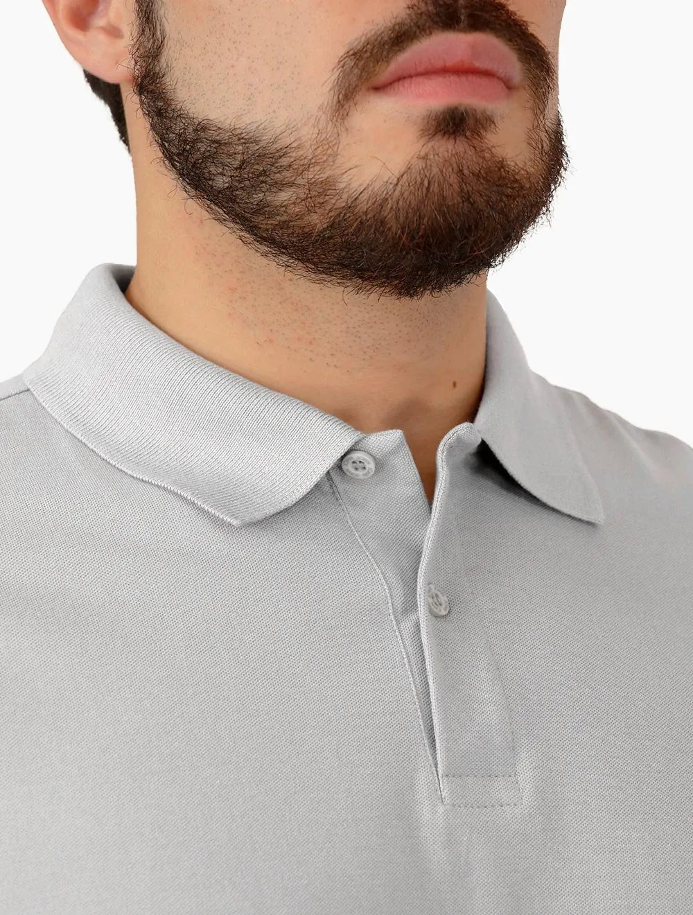 Polo John John Masculina Light Transfer Cinza