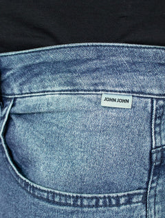 Calça John John Masculina Slim Antuerpio Azul Médio