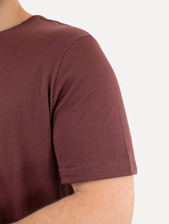 Camiseta Individual Comfort Pima Soft Touch Logo Bordô