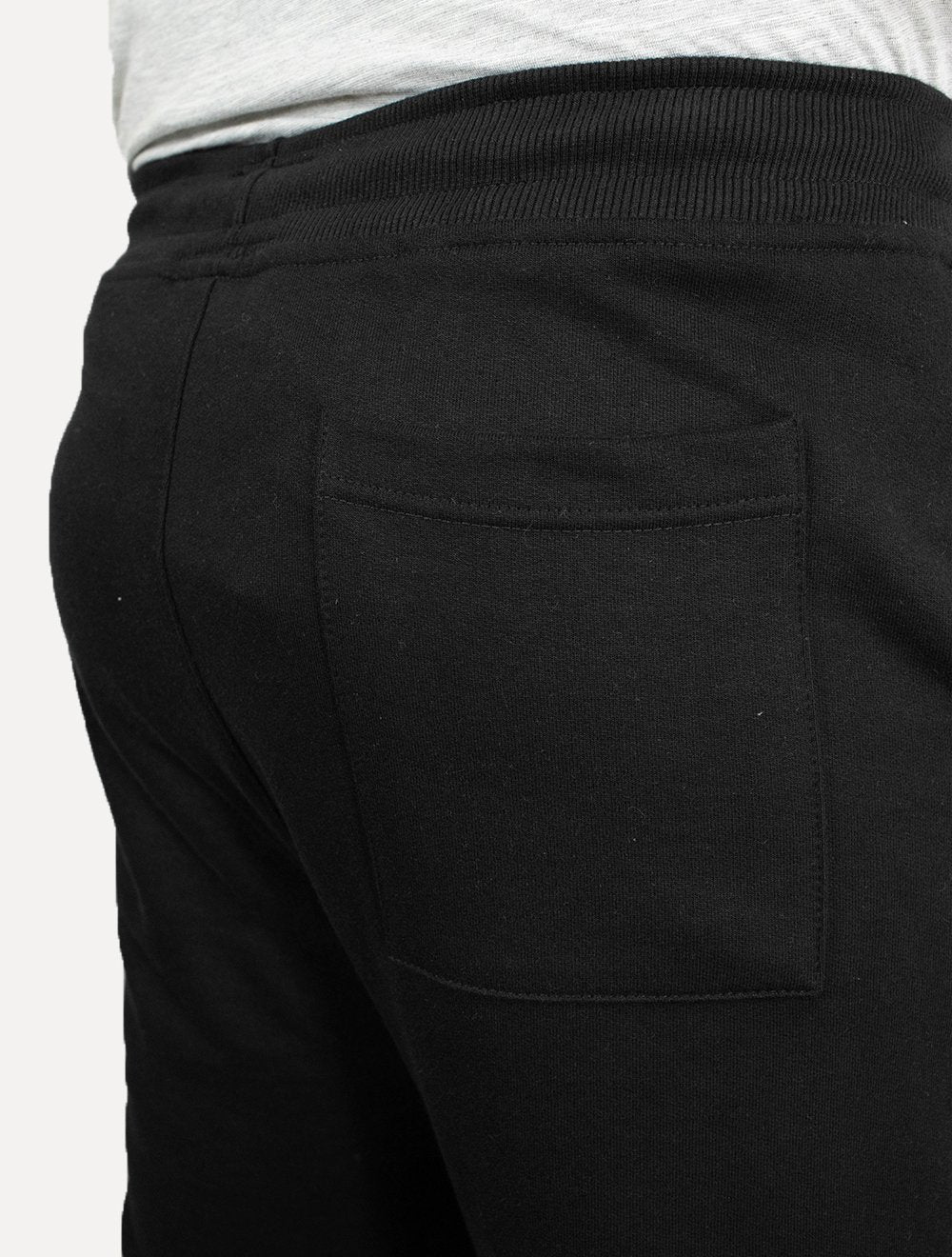 Calça Tommy Jeans Moletom Masculina Side Flag Preta