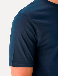 Camiseta Aleatory Masculina Grey Icon Azul Marinho