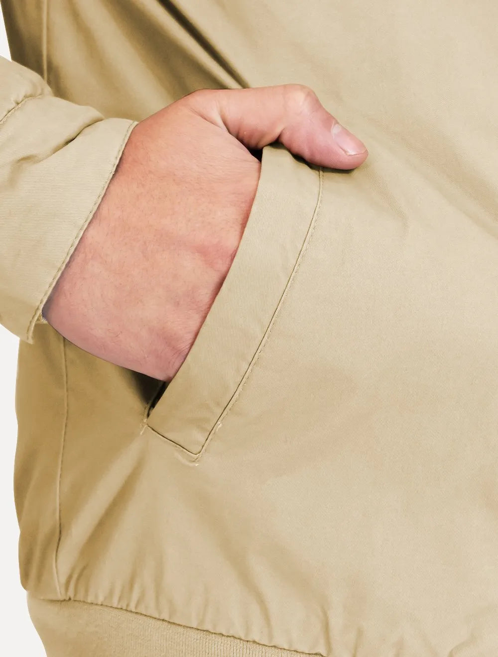 Jaqueta Dixen Masculina Sarja Cáqui