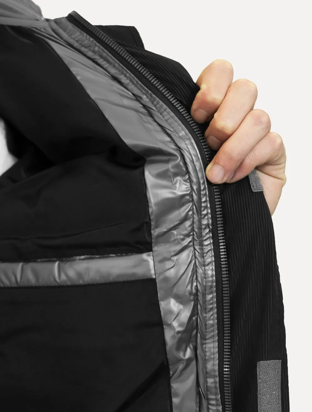 Jaqueta Dixen Masculina Puffer Reflective Preta