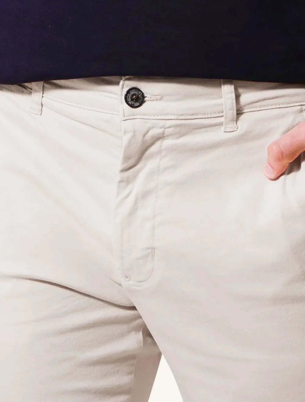 Calça Tommy Hilfiger Masculina de Sarja Brooklyn Areia
