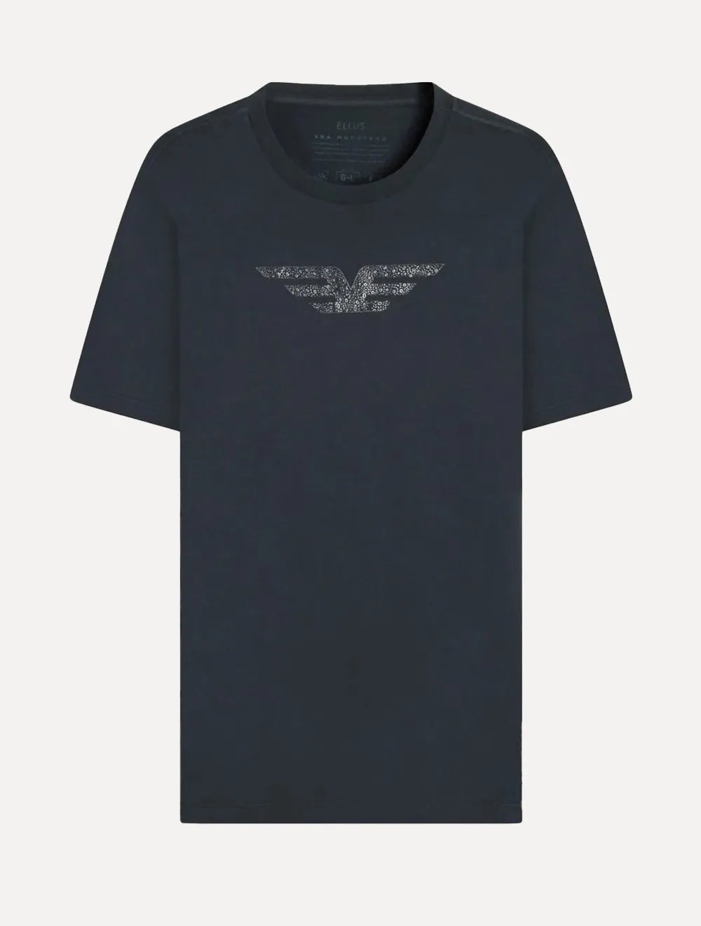 Camiseta Ellus Masculina Cotton Fine Easa Ray Classic Azul Marinho