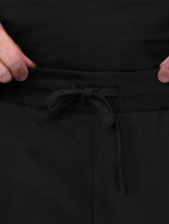 Calça John John Moletom Masculina New Basic Black Preta
