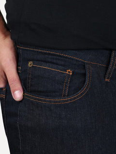 Calça Dudalina Jeans Masculina Skinny Stretch Classica Azul Escuro