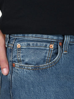 Calça Jeans Levis Masculina 501 Original Azul Médio