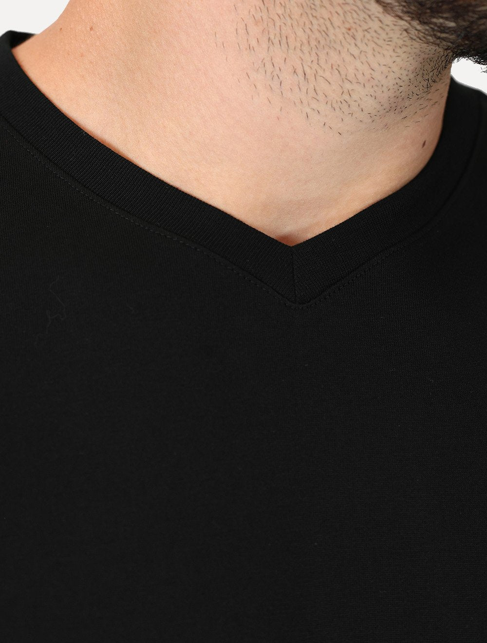 Camiseta Lacoste Masculina Sport Ultra-Dry V-Neck Preta